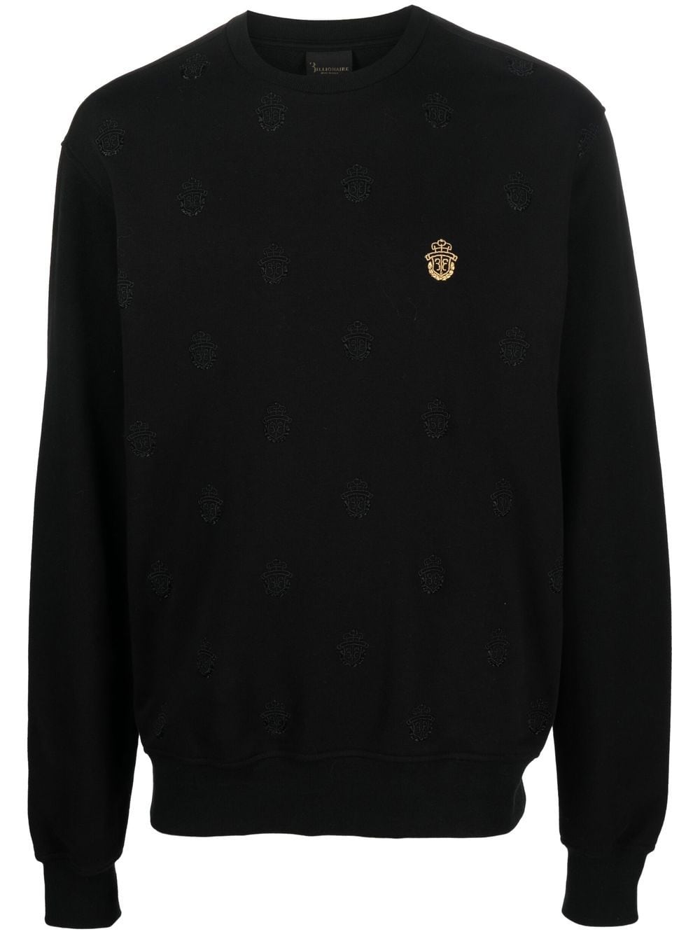 Billionaire embroidered-logo sweatshirt - Black von Billionaire