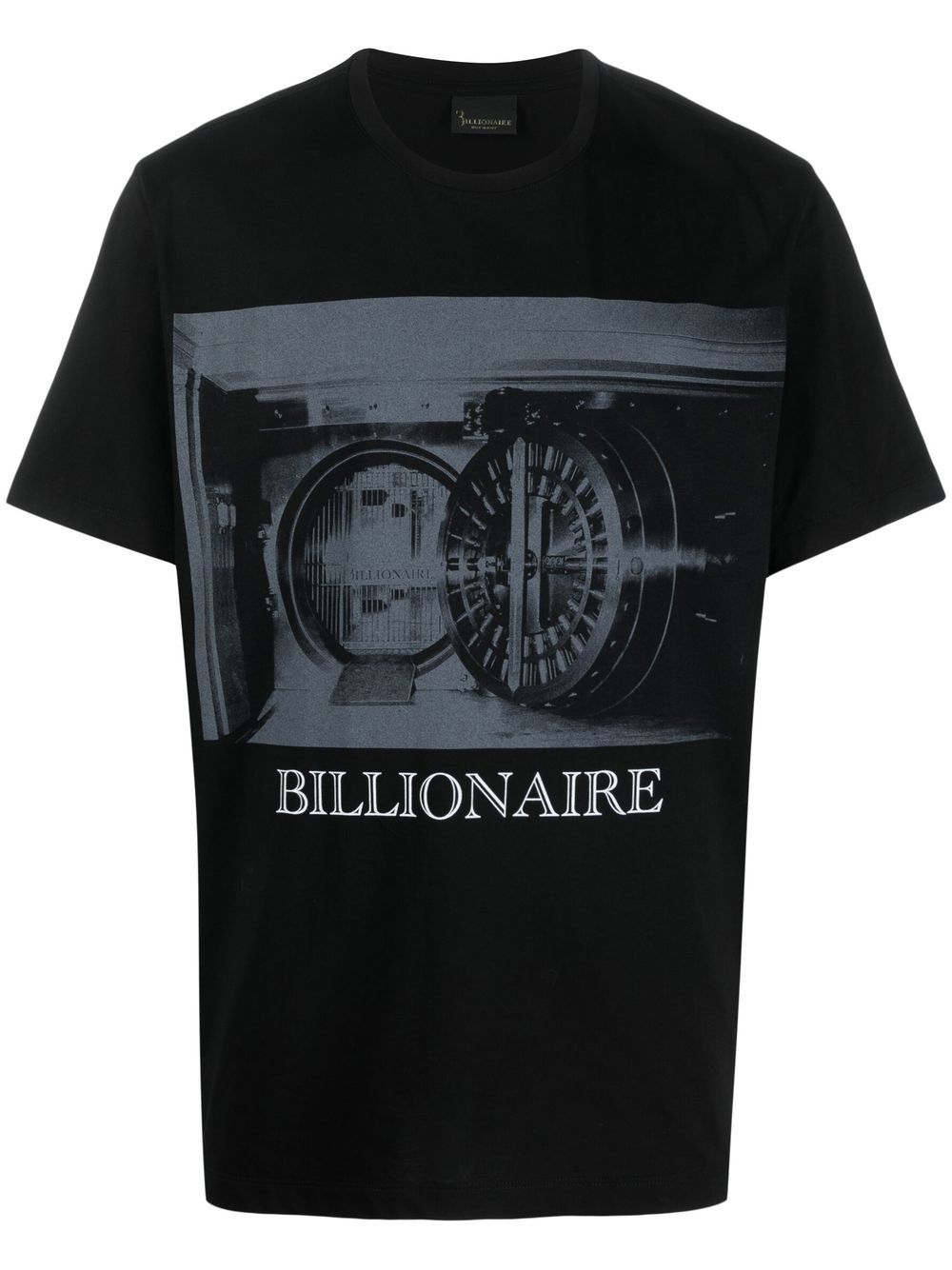 Billionaire graphic-print cotton T-shirt - Black von Billionaire