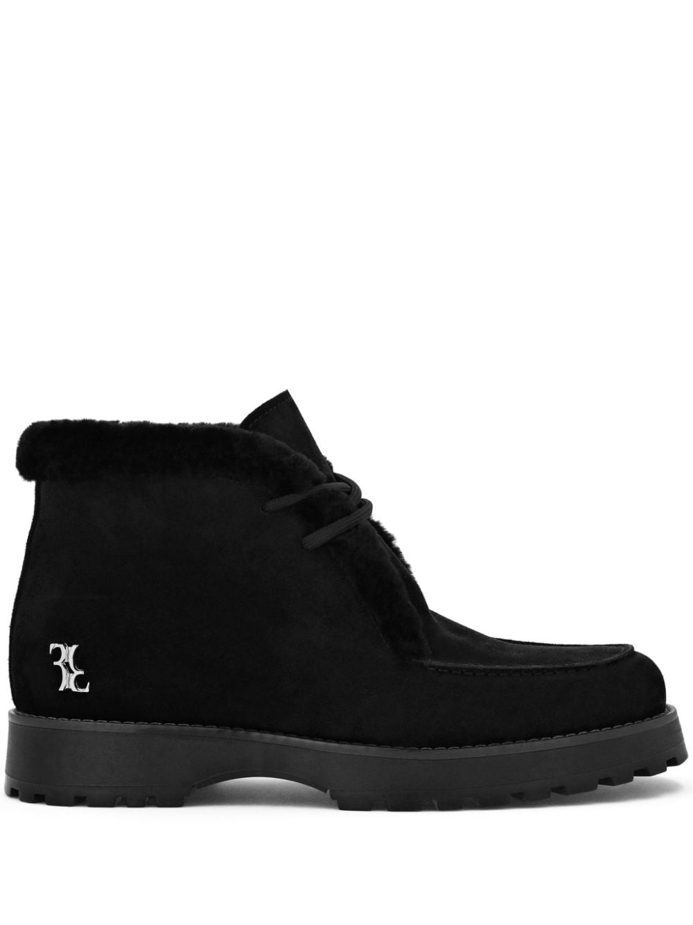 Billionaire lace-up suede boots - Black von Billionaire