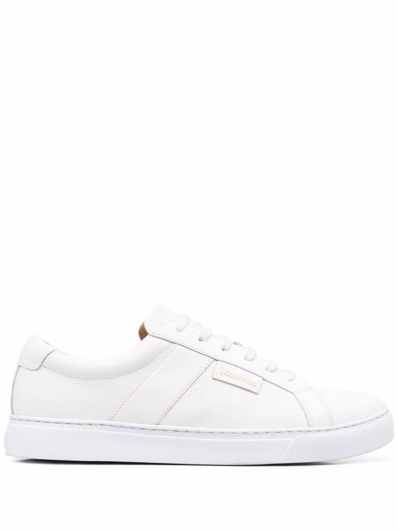 Billionaire leather low-top sneakers - White von Billionaire