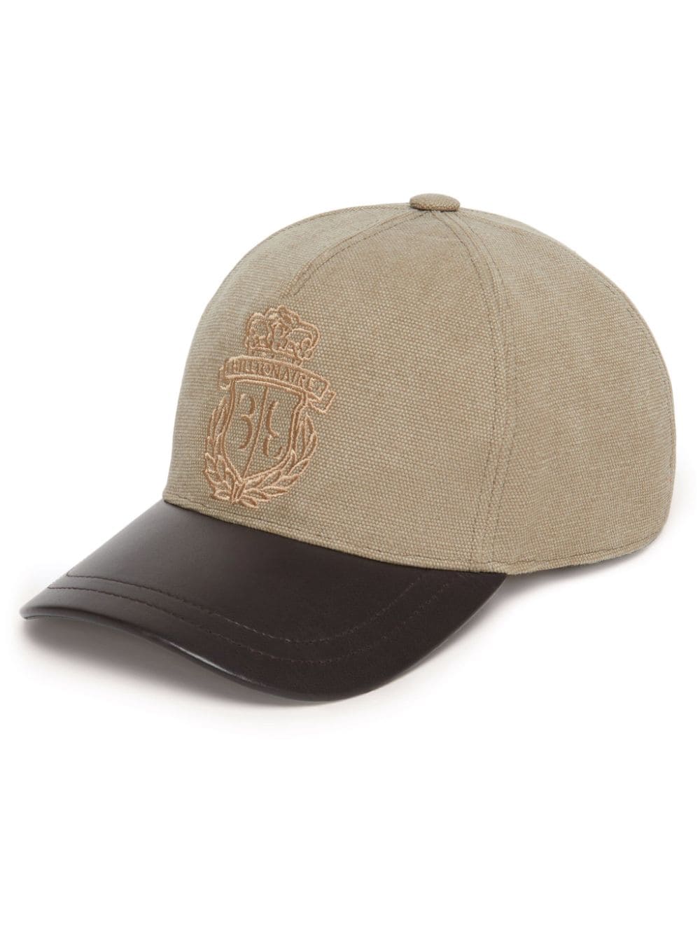 Billionaire logo-embroidered baseball cap - Brown von Billionaire
