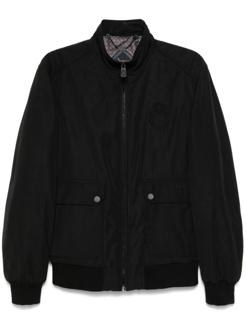 Billionaire logo-embroidered jacket - Black von Billionaire