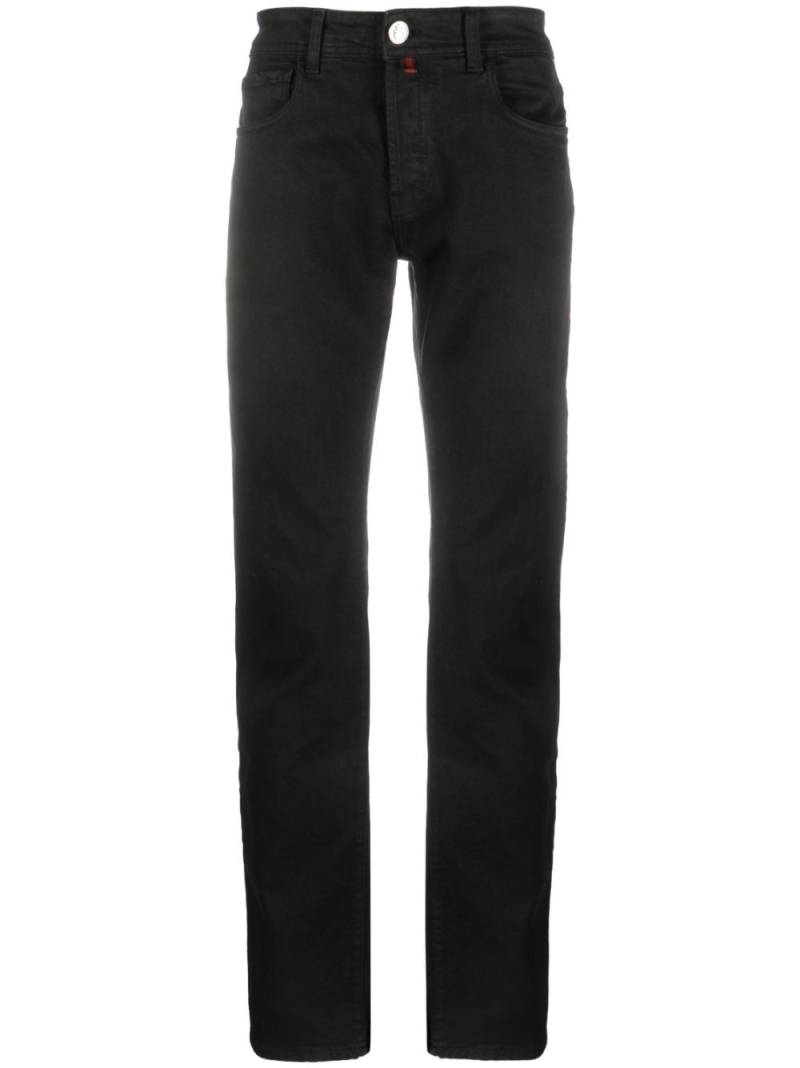 Billionaire mid-rise straight-leg jeans - Black von Billionaire