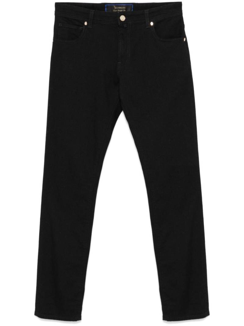 Billionaire slim-cut jeans - Black von Billionaire