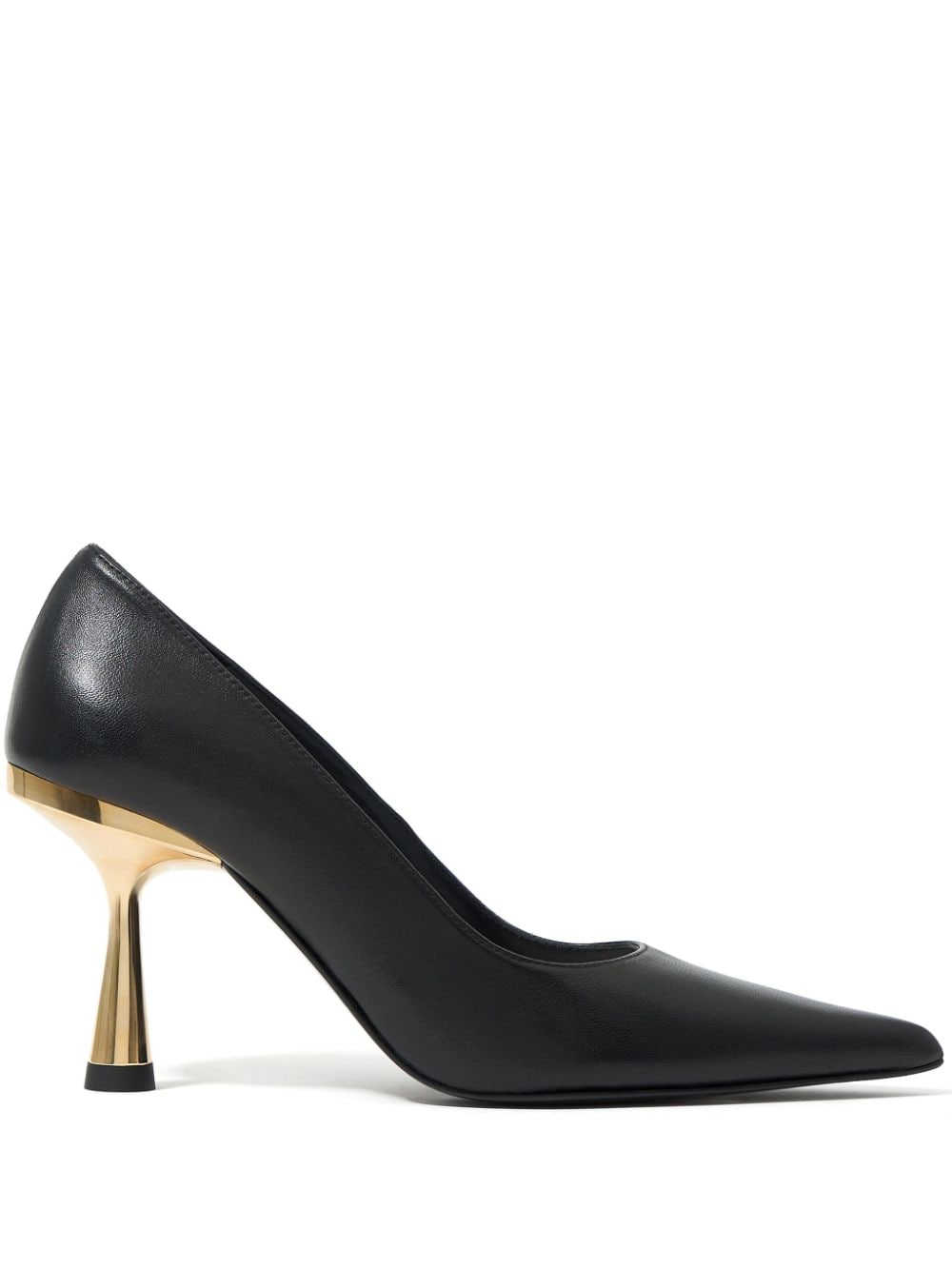 Bimba y Lola 80mm leather pumps - Black von Bimba y Lola