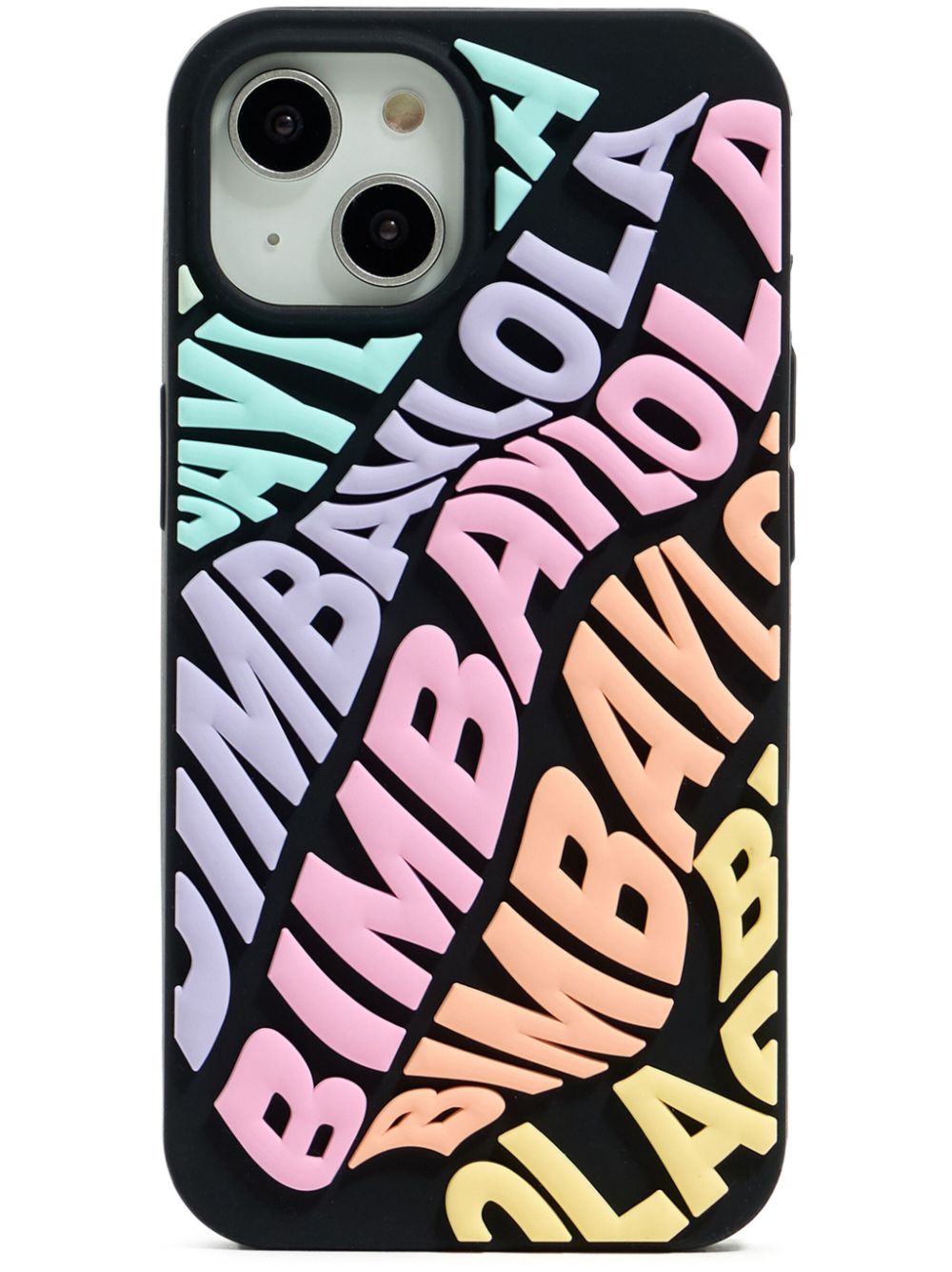 Bimba y Lola Iphone 15 logo-embossed case - Black von Bimba y Lola