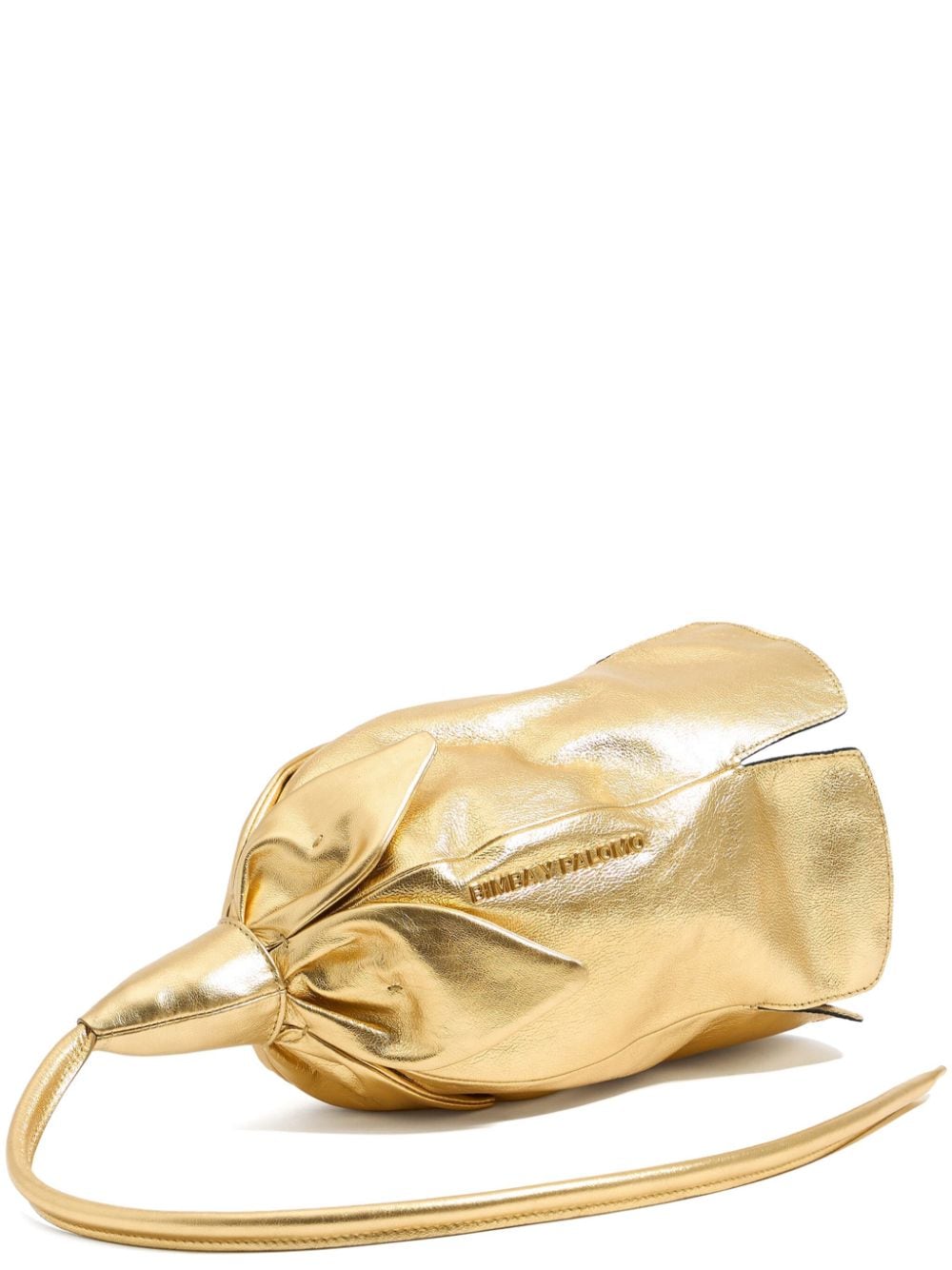 Bimba y Lola Rose leather tote bag - Gold von Bimba y Lola