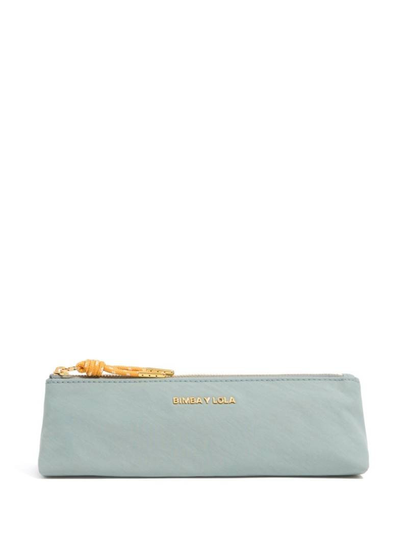 Bimba y Lola Trapezium makeup bag - Green von Bimba y Lola