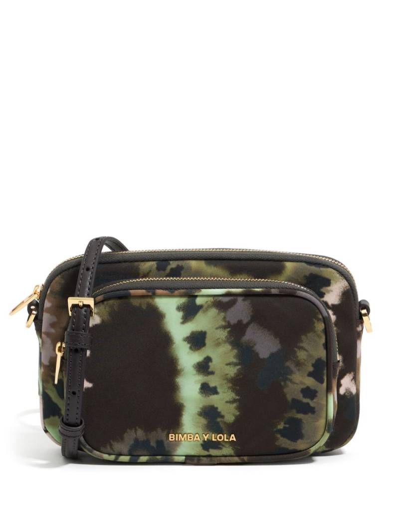 Bimba y Lola abstract-pattern crossbody bag - Brown von Bimba y Lola