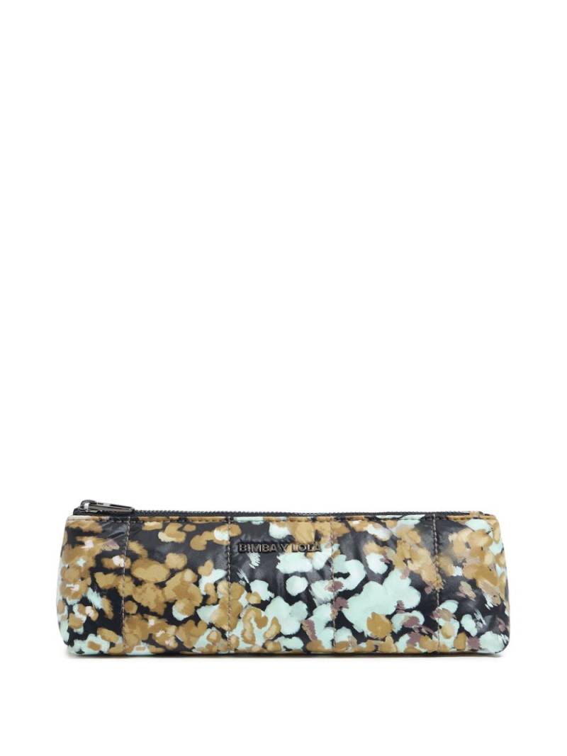 Bimba y Lola abstract-pattern make-up case - Black von Bimba y Lola