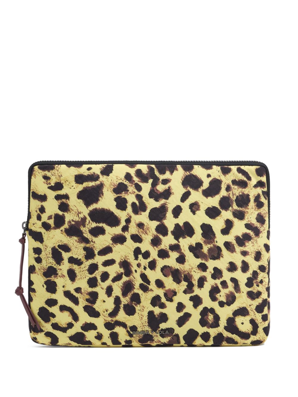 Bimba y Lola animal-print 13.5" laptop case - Yellow von Bimba y Lola