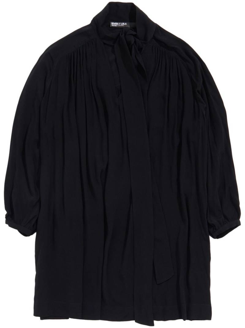 Bimba y Lola bow-detail mini dress - Black von Bimba y Lola