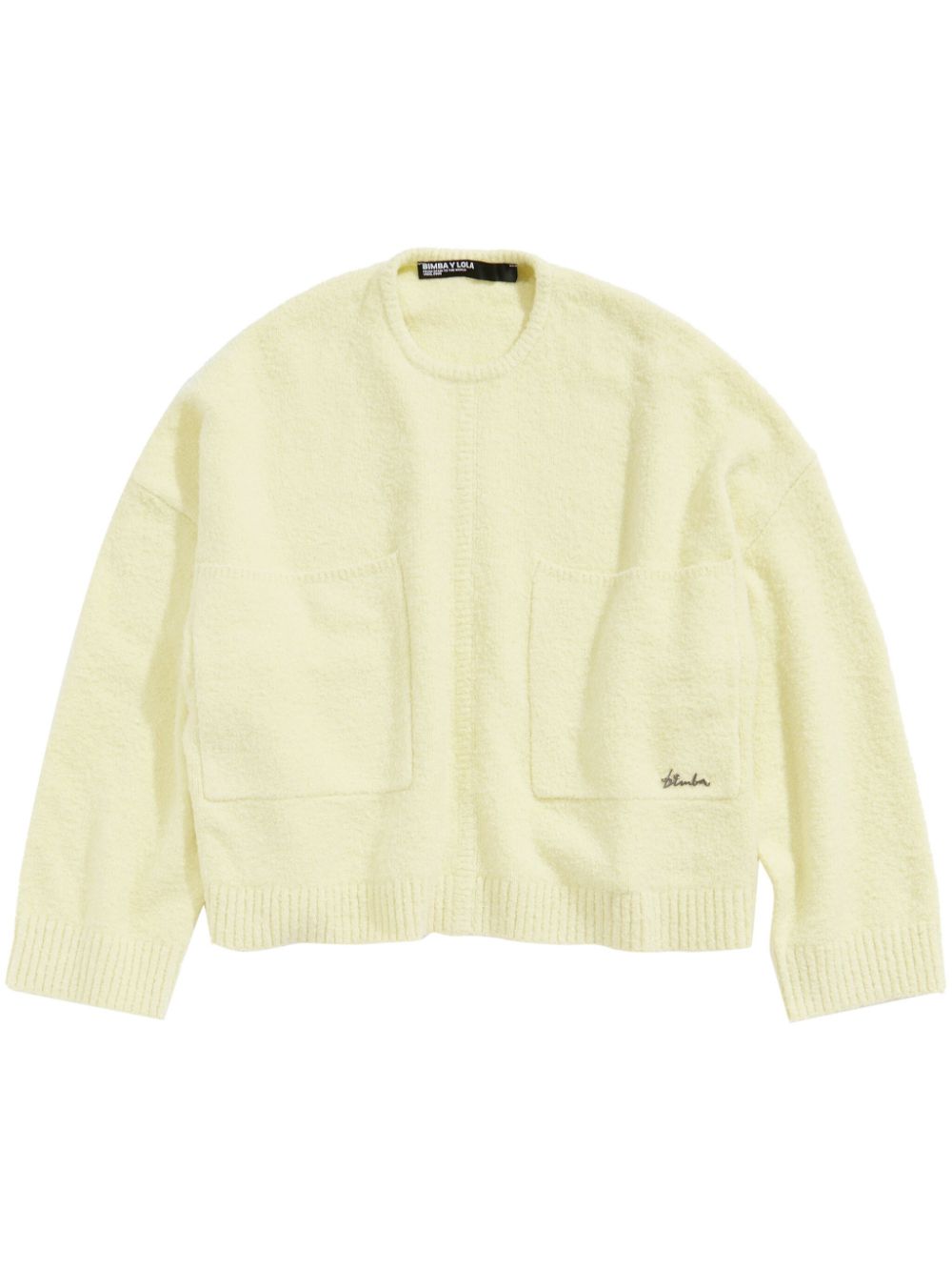 Bimba y Lola boxy pockets jumper - Yellow von Bimba y Lola