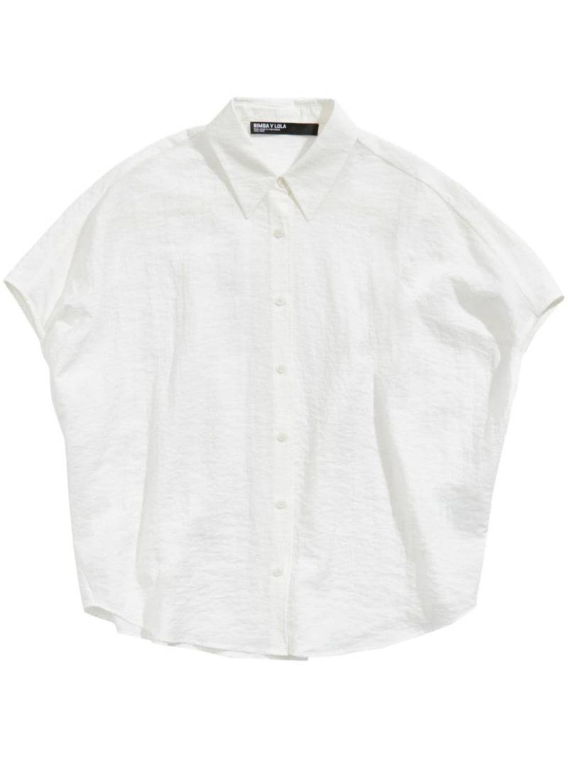 Bimba y Lola cape-design shirt - White von Bimba y Lola