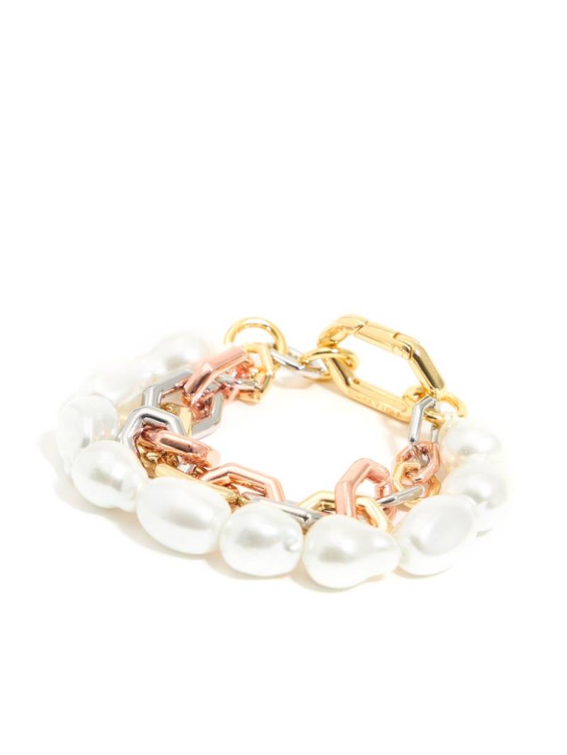 Bimba y Lola chain and pearl bracelet - Gold von Bimba y Lola