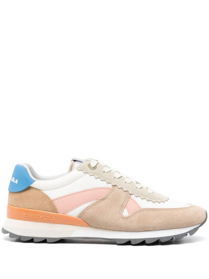 Bimba y Lola colour-block panelled sneakers - Neutrals von Bimba y Lola