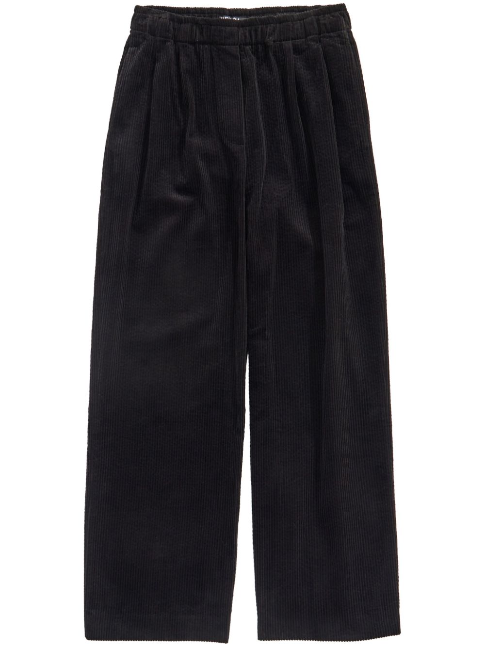 Bimba y Lola corduroy straigh trousers - Black von Bimba y Lola