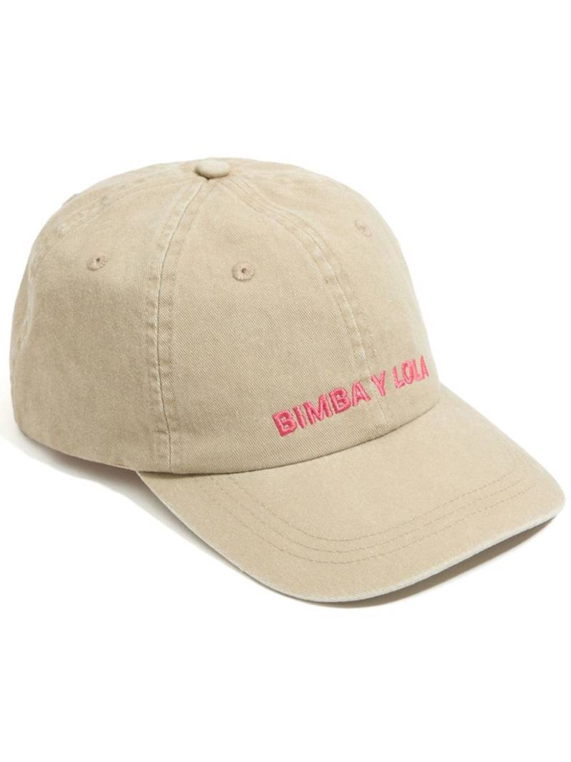 Bimba y Lola cotton baseball cap - Neutrals von Bimba y Lola