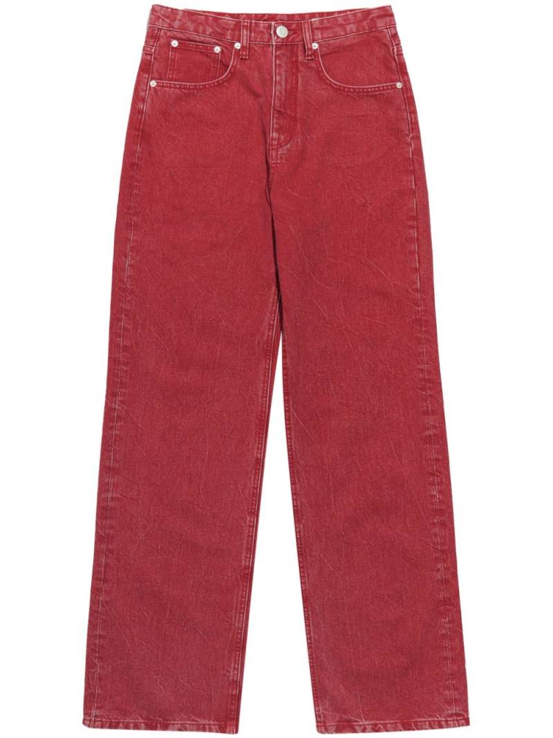 Bimba y Lola cotton wide-leg jeans - Red von Bimba y Lola