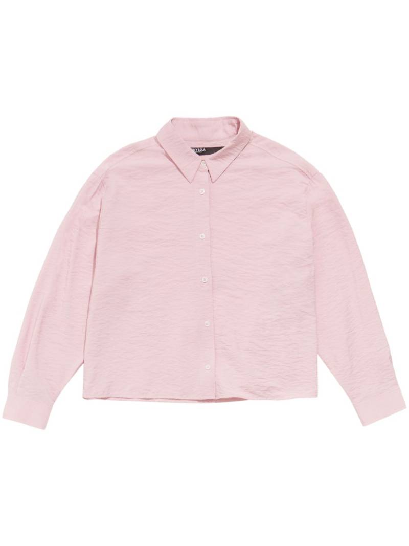 Bimba y Lola crinkled shirt - Pink von Bimba y Lola