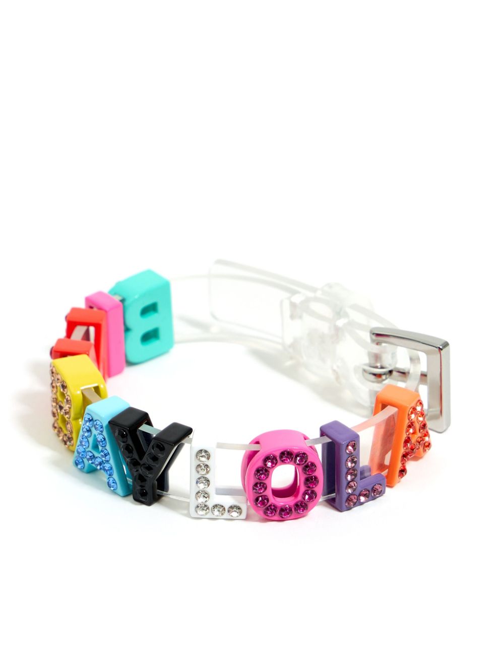 Bimba y Lola crystal-embellished bracelet - Pink von Bimba y Lola