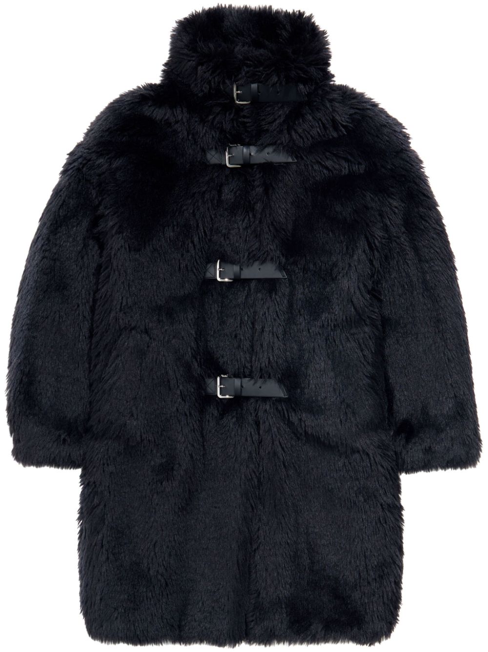 Bimba y Lola faux-fur coat - Black von Bimba y Lola