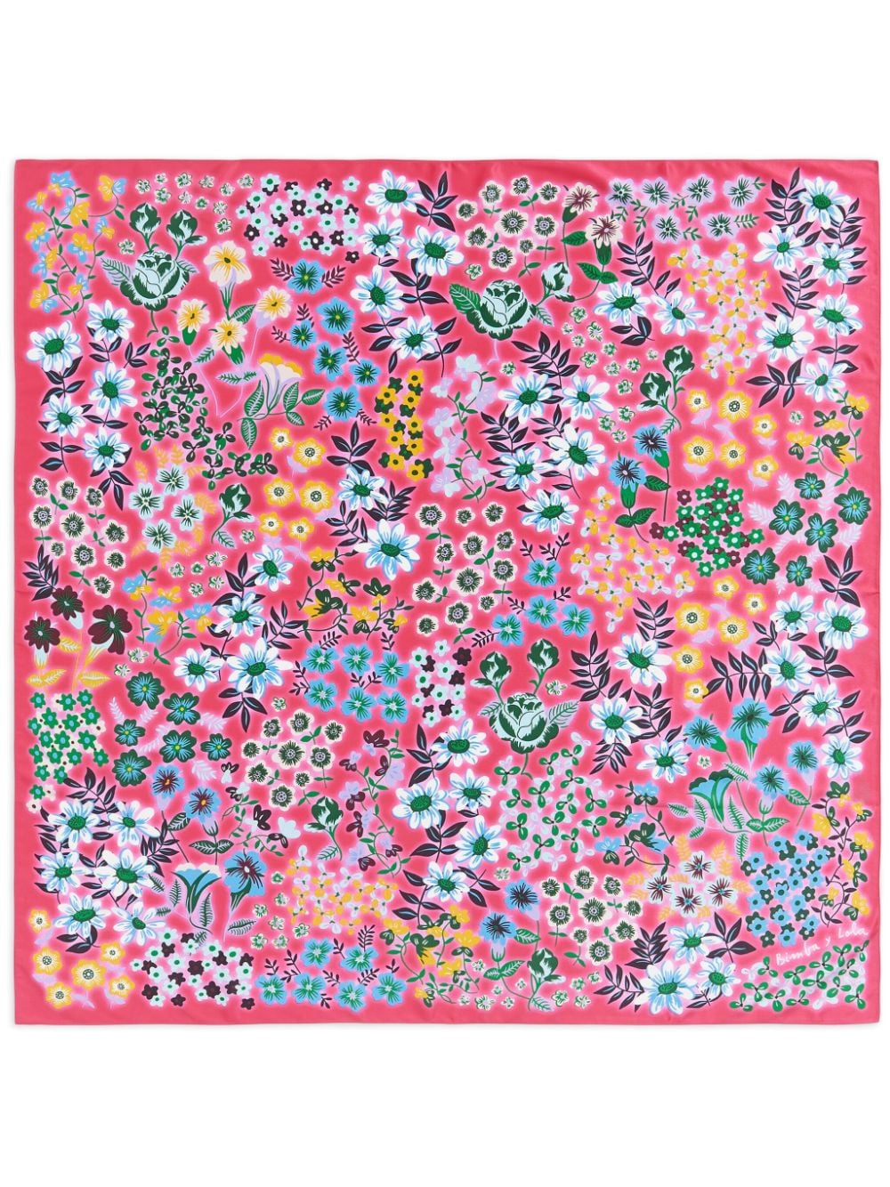 Bimba y Lola floral-print scarf - Pink von Bimba y Lola