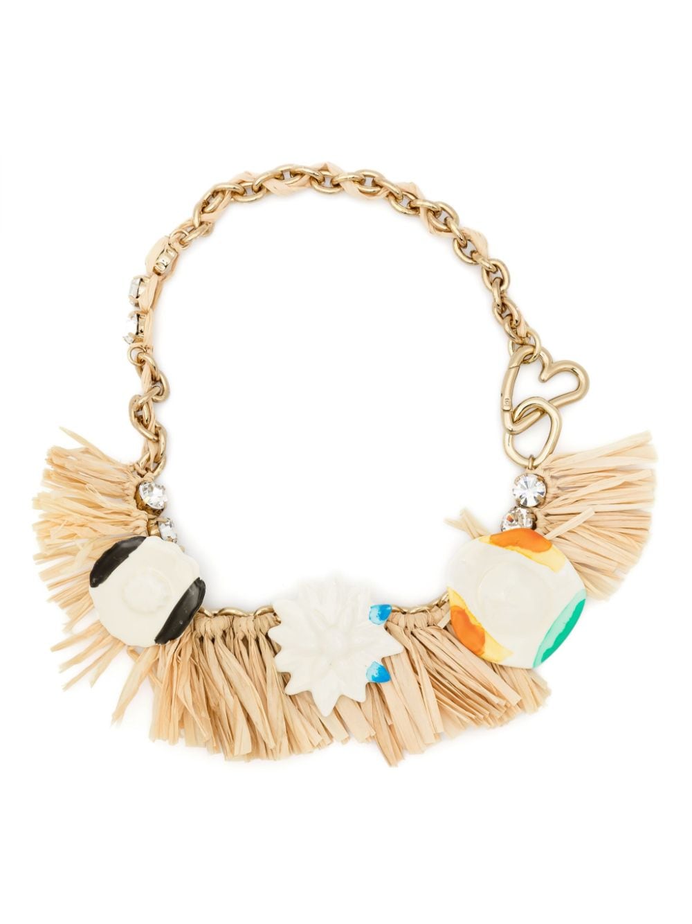 Bimba y Lola flower-detail necklace - Neutrals von Bimba y Lola