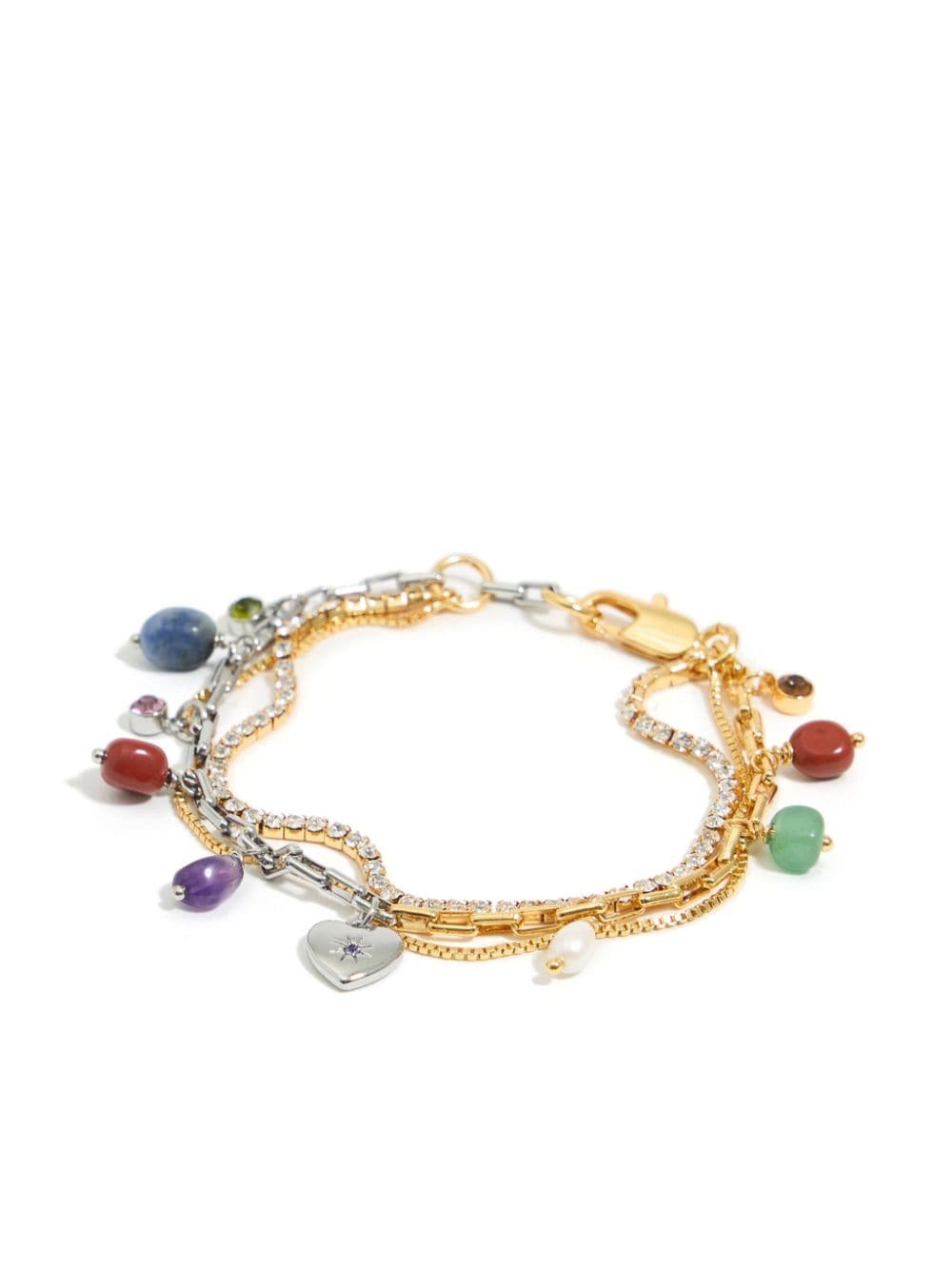 Bimba y Lola heart-charm bracelet - Gold von Bimba y Lola