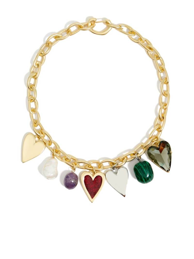 Bimba y Lola heart-charm necklace - Gold von Bimba y Lola