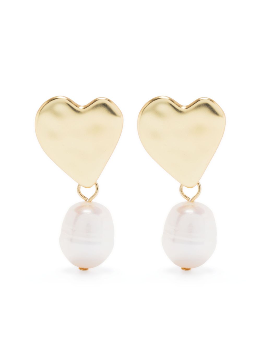 Bimba y Lola heart-motif drop earrings - Gold von Bimba y Lola