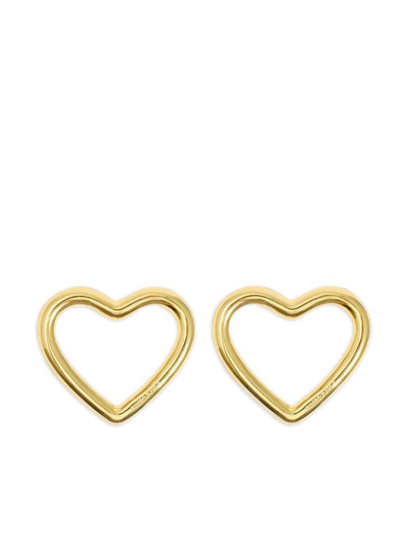 Bimba y Lola heart-motif earrings - Gold von Bimba y Lola