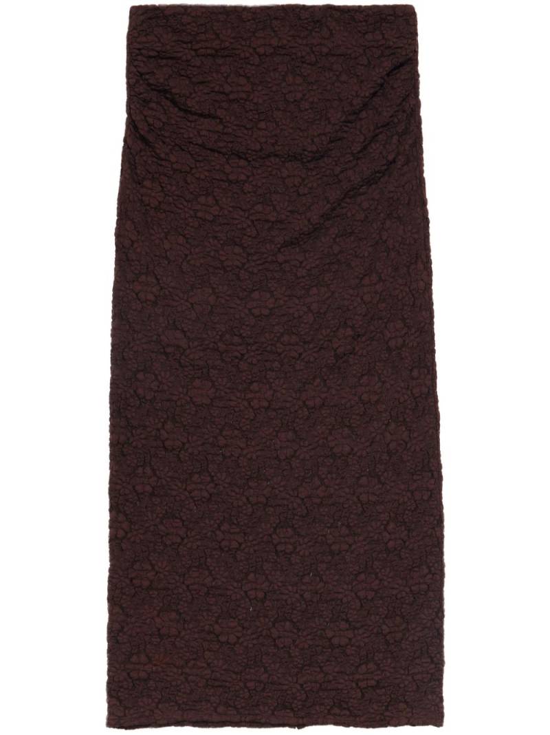 Bimba y Lola jacquard maxi skirt - Brown von Bimba y Lola