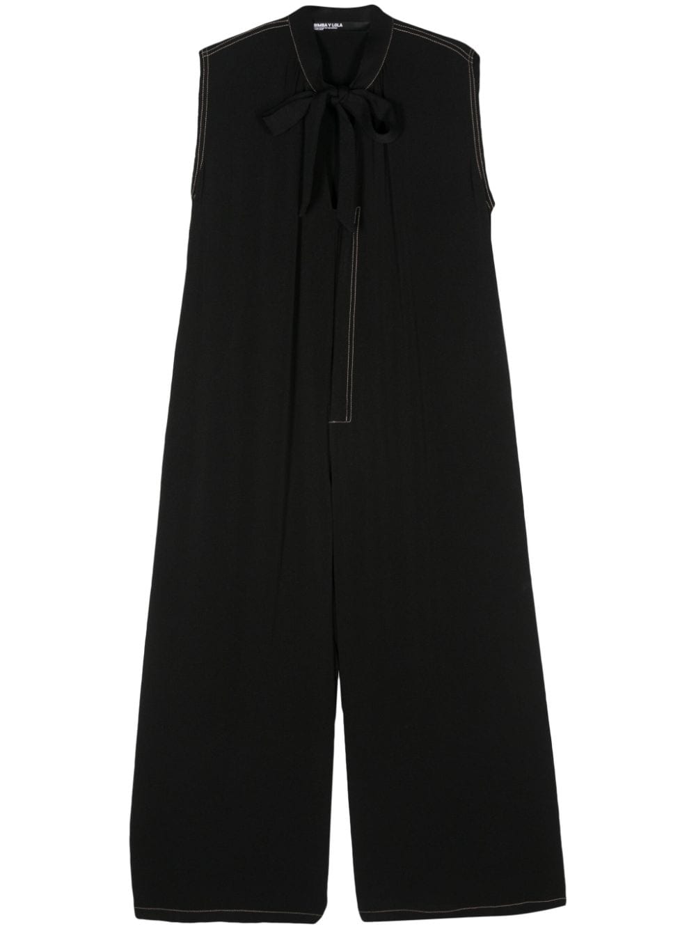 Bimba y Lola keyhole-detail jumpsuit - Black von Bimba y Lola