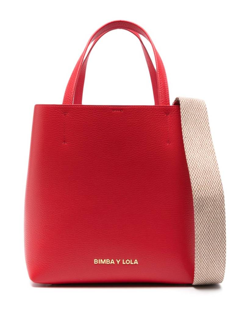 Bimba y Lola large Chihuahua tote bag - Red von Bimba y Lola