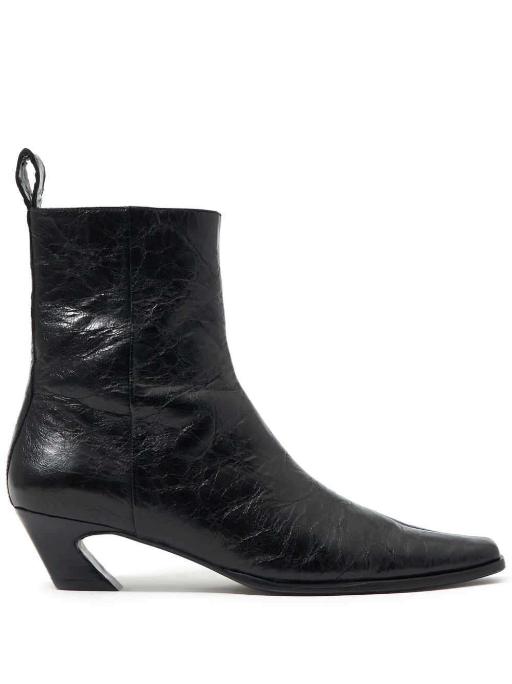 Bimba y Lola leather ankle boots - Black von Bimba y Lola