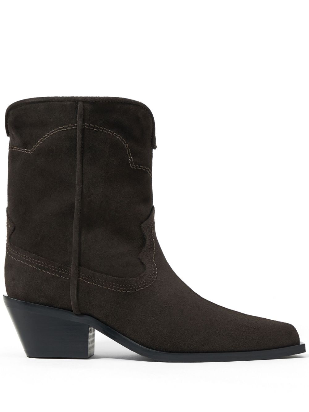 Bimba y Lola leather cowboy boots - Brown von Bimba y Lola