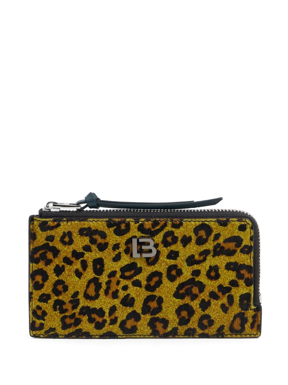 Bimba y Lola leopard-print card holder - Green von Bimba y Lola