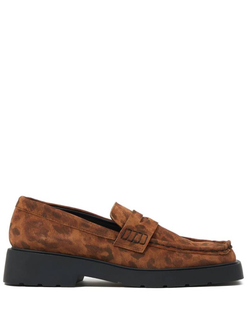 Bimba y Lola leopard print loafers - Brown von Bimba y Lola