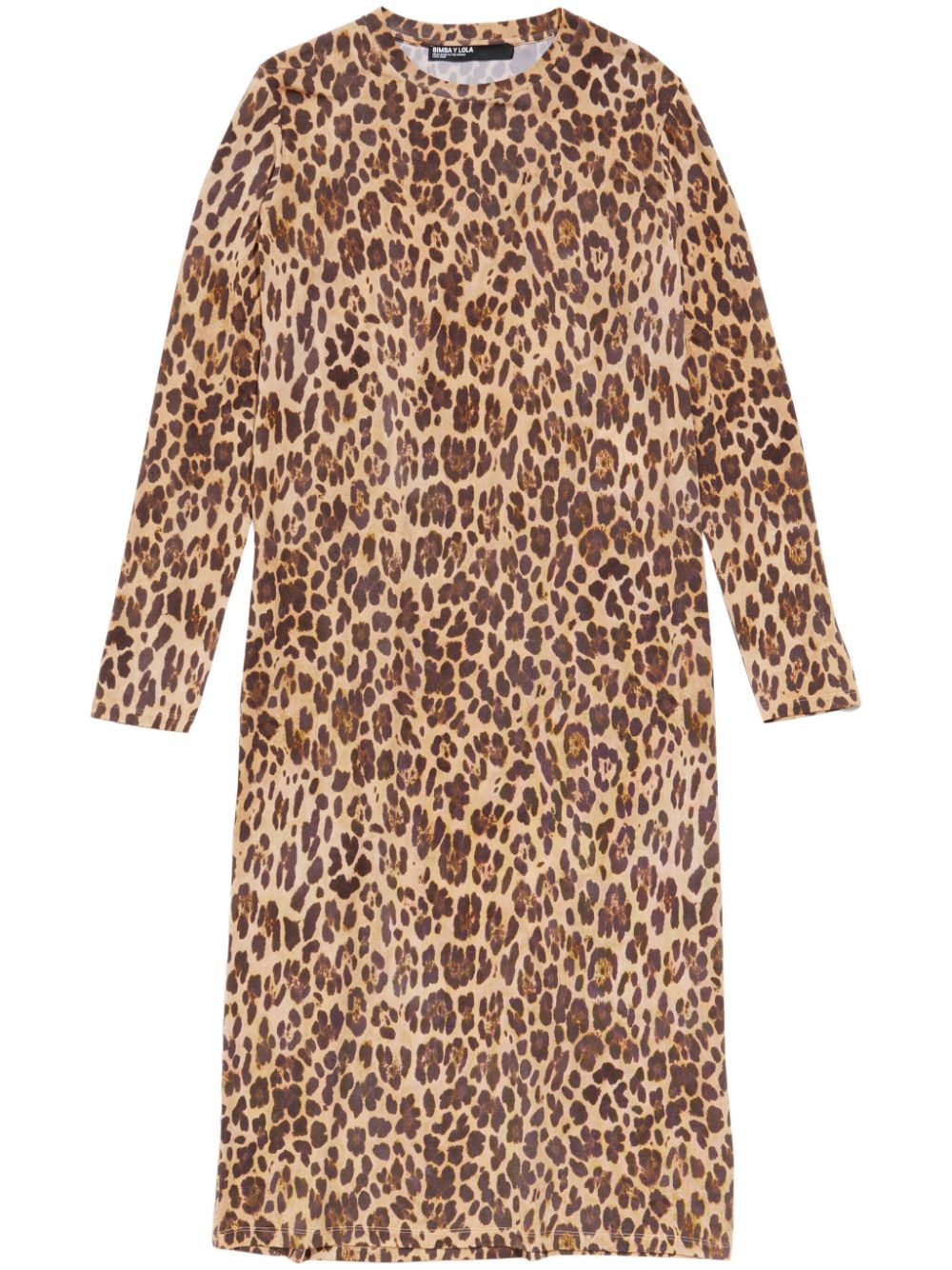 Bimba y Lola leopard-print midi dress - Brown von Bimba y Lola