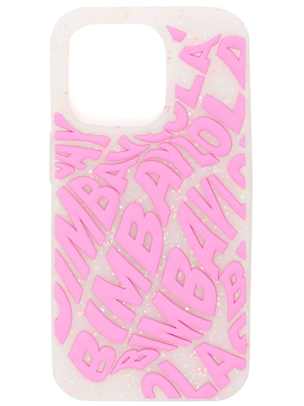 Bimba y Lola logo-embossed iPhone 14 Pro case - White von Bimba y Lola