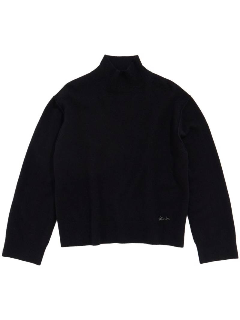 Bimba y Lola logo-embroidered sweater - Black von Bimba y Lola