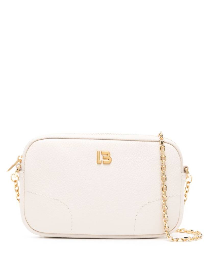 Bimba y Lola logo-lettering leather crossbody bag - White von Bimba y Lola