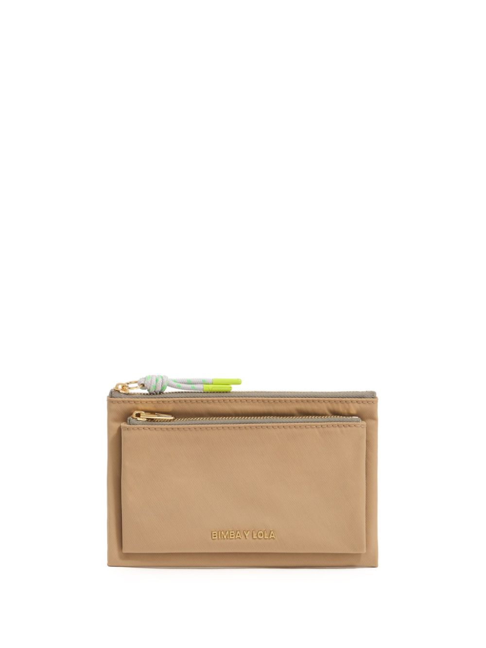 Bimba y Lola logo-lettering purse - Neutrals von Bimba y Lola