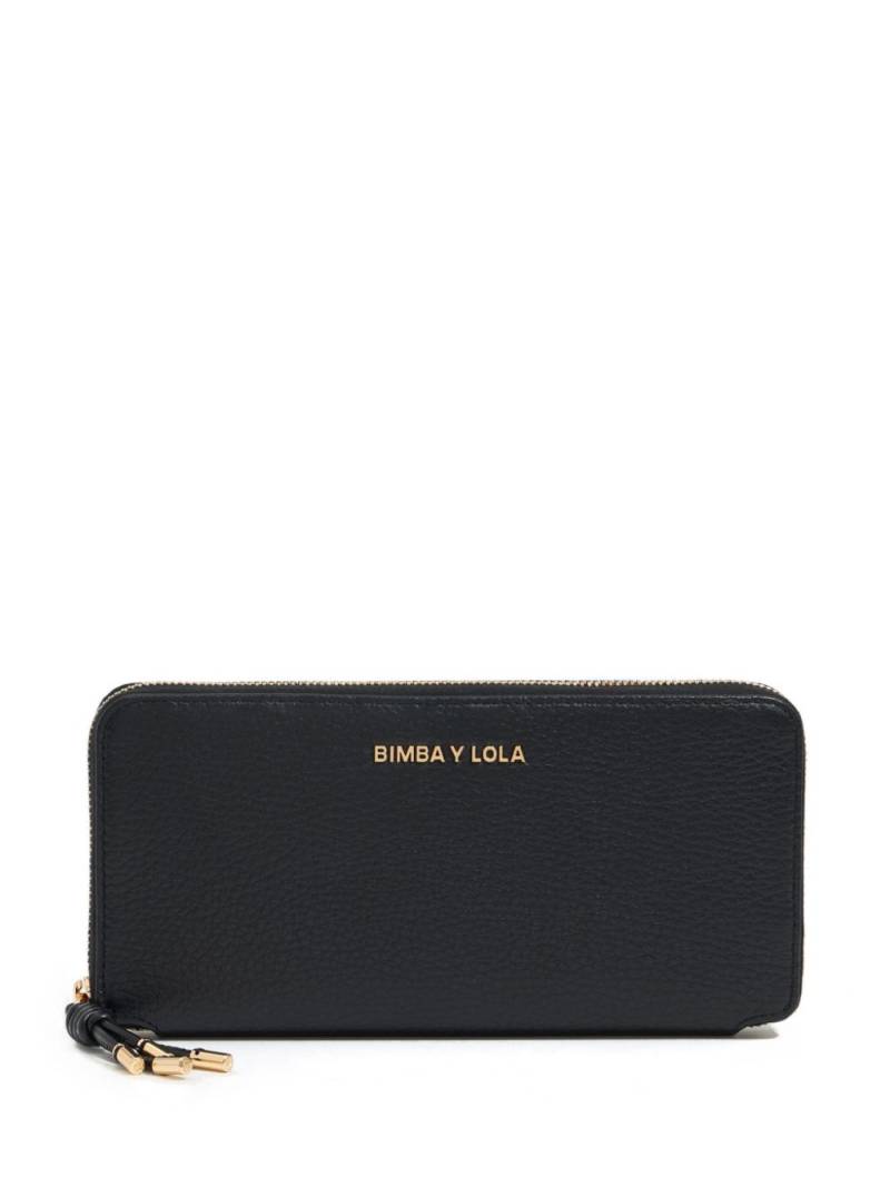 Bimba y Lola logo-lettering wallet - Black von Bimba y Lola