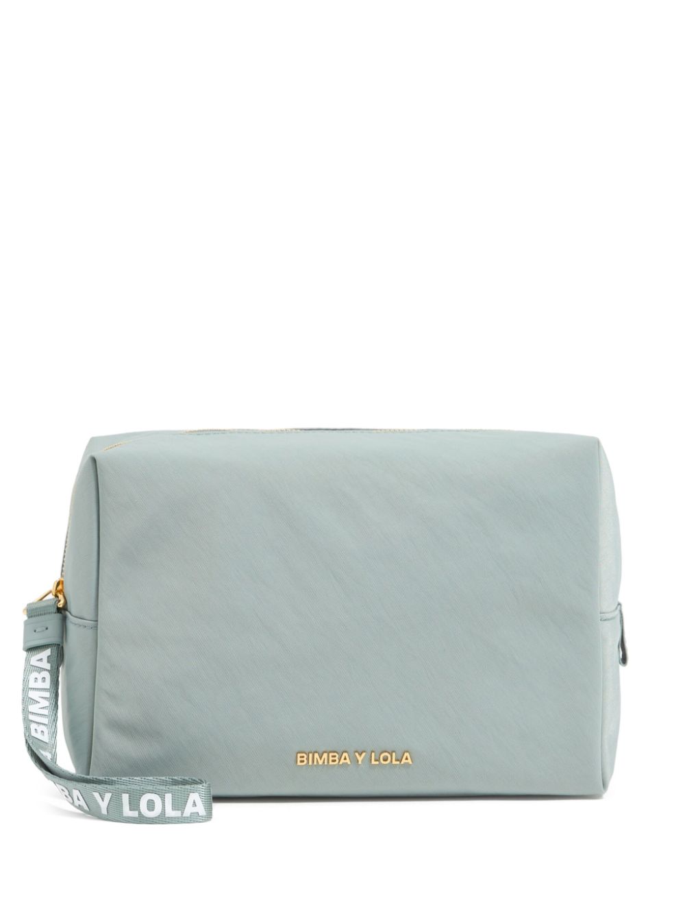 Bimba y Lola logo plaque make-up case - Green von Bimba y Lola