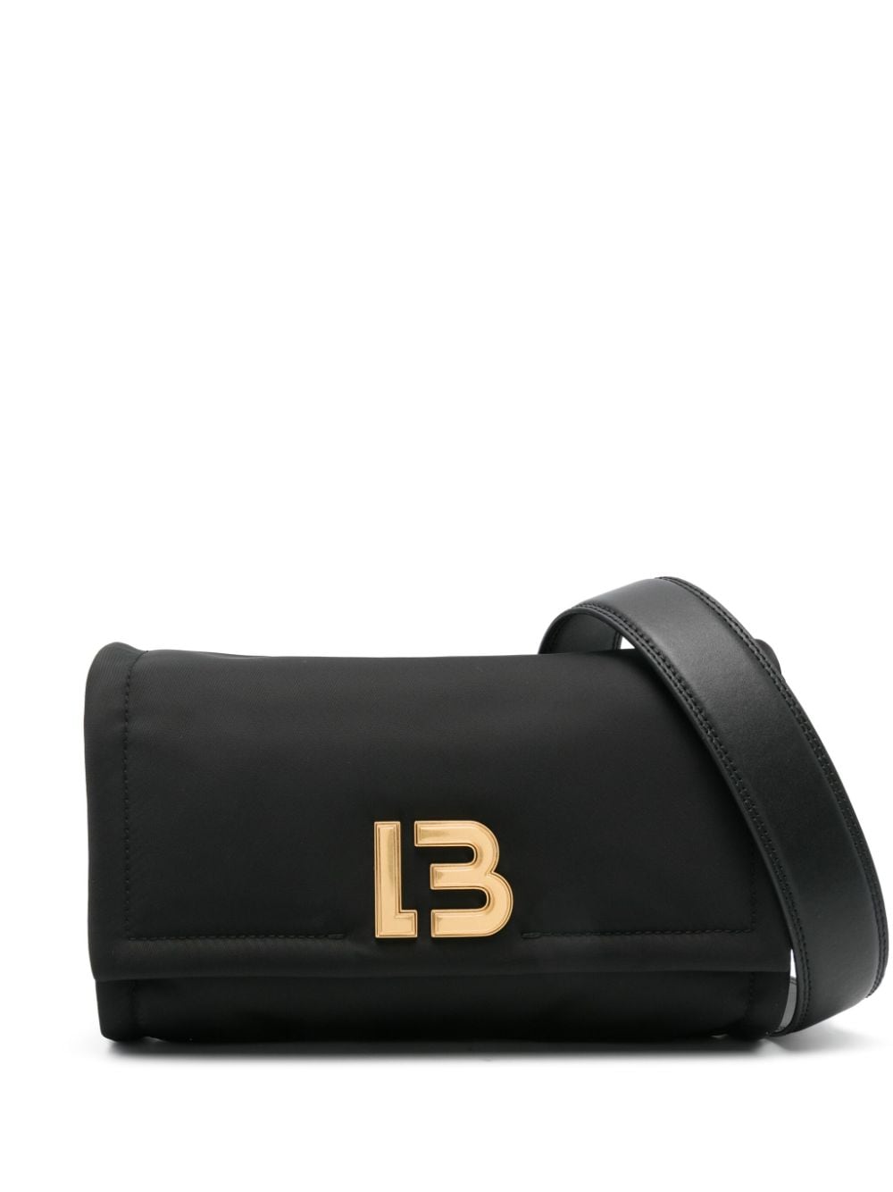 Bimba y Lola medium logo-plaque shoulder bag - Black von Bimba y Lola