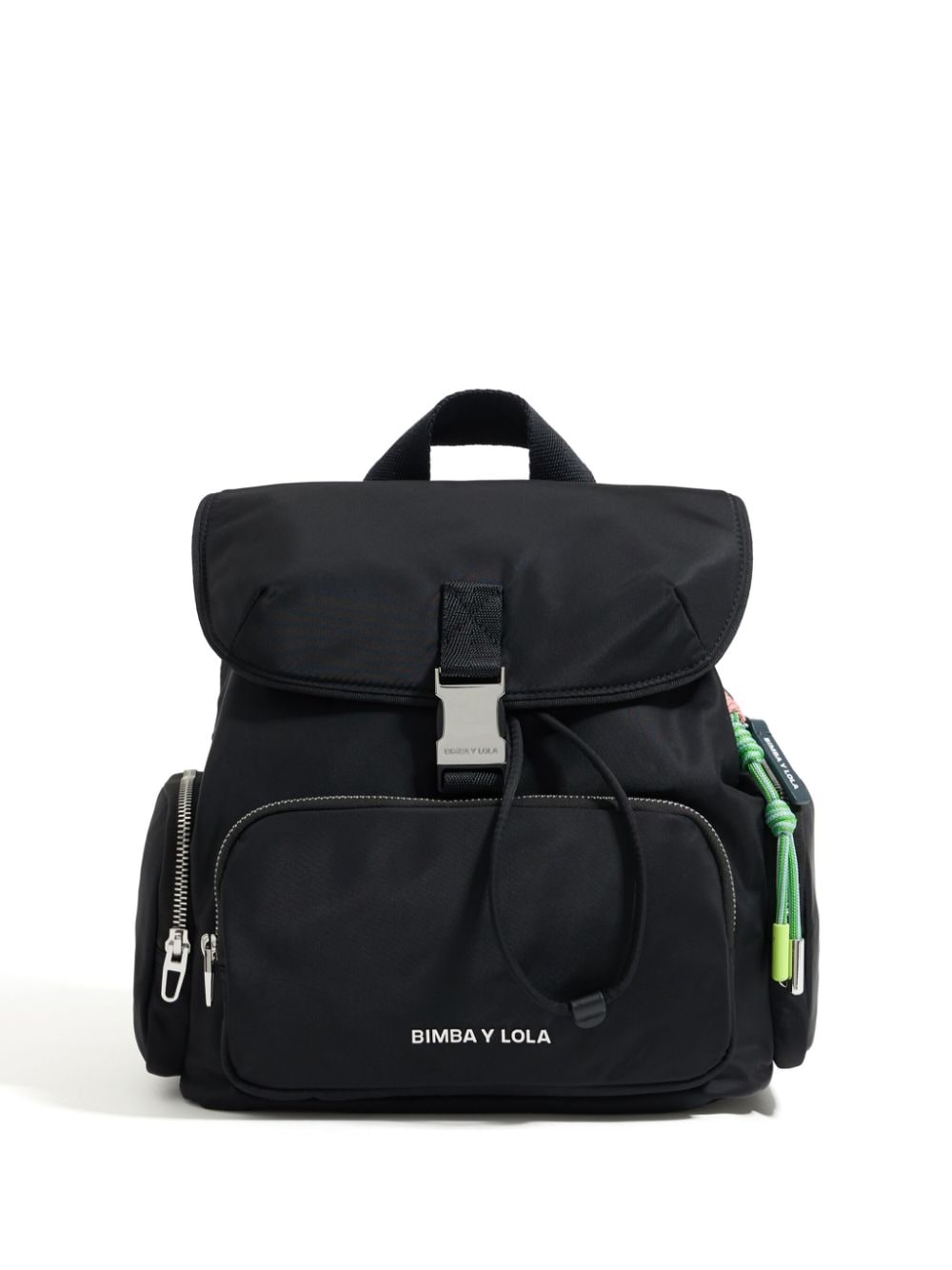 Bimba y Lola medium multi-pocket backpack - Black von Bimba y Lola