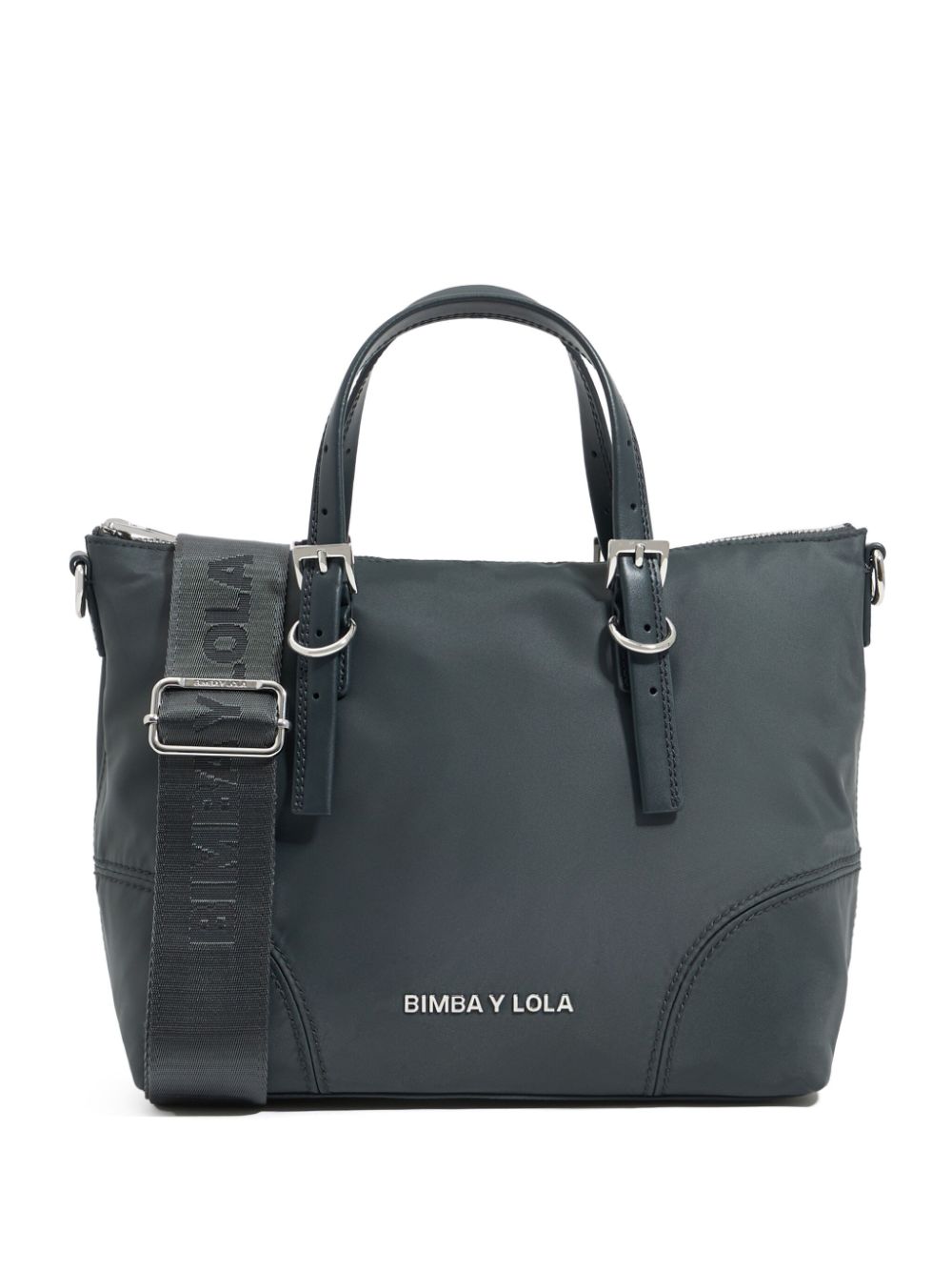 Bimba y Lola medium panelled tote bag - Grey von Bimba y Lola