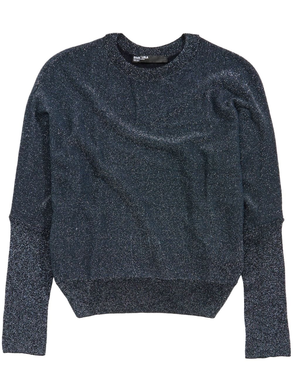 Bimba y Lola metallic-threading sweater - Blue von Bimba y Lola